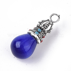 Natural & Synthetic Mixed Gemstone Pendants&nbsp;G-T128-04