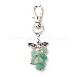 Natural Gemstone Beaded Cluster Pendant Decorates&nbsp;HJEW-JM00697