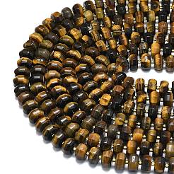 Natural Tiger Eye Beads Strands&nbsp;G-P573-B06-01