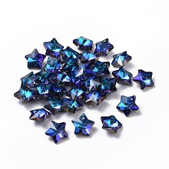 Electroplate Glass Charms&nbsp;GLAA-H104-A02
