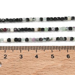 Natural Ruby in Zoisite Beads Strands&nbsp;G-RM241221-K1