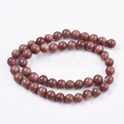 Synthetic Goldstone Bead Strands&nbsp;G-R193-04-8mm