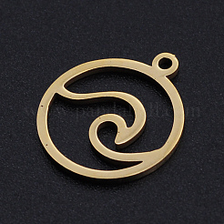 201 Stainless Steel Laser Cut Pendants&nbsp;STAS-S105-T967-2