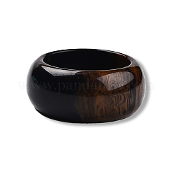 Resin Plain Band Finger Ring for Women&nbsp;RJEW-N041-01-B01