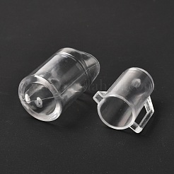 15Pcs Transparent Plastic Food Play Cup Set&nbsp;AJEW-K030-04