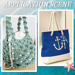 DIY Ocean Animals Glass Pearl Beads and Alloy Pendant Decorations Making Kits&nbsp;DIY-SC0030-83