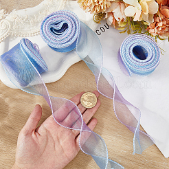 3Rolls Polyester Organza Ribbons&nbsp;SRIB-CY0001-37A