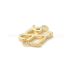Brass Faith Fe Connector Charms&nbsp;KK-Q068-19G