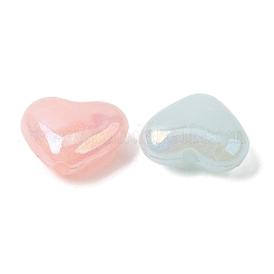 UV Plating Opaque Acrylic Beads&nbsp;X-OACR-G058-16A