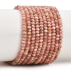 Natural Argentina Rhodonite Beads Strands&nbsp;G-B175-A18-2x3mm