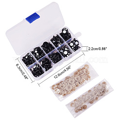 Resin Craft Doll Eyes&nbsp;DIY-WH0126-01-WH