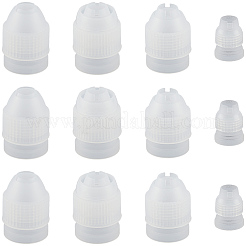 12Pcs 4 Styles Plastic Icing Piping Bag Nozzle Converter&nbsp;KY-SP0001-43