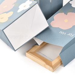 Rectangle with Flower Pattern Paper Candy Bags&nbsp;CARB-G007-02C