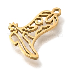 201 Stainless Steel Pendants&nbsp;STAS-R136-21G
