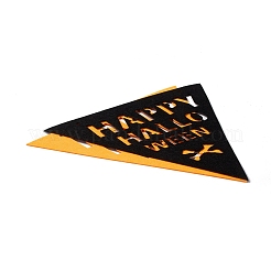 8Pcs Triangle with Word Happy Halloween Felt Ornaments&nbsp;DIY-B054-04