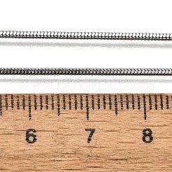 Non-Tarnish 304 Stainless Steel Square Snake Chain Necklaces&nbsp;NJEW-L173-005-P