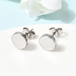 304 Stainless Steel Stud Earrings&nbsp;EJEW-L309-01B-P