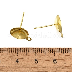 304 Stainless Steel Stud Earring Findings&nbsp;STAS-P370-02F-G