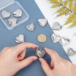 304 Stainless Steel Diffuser Locket Pendants&nbsp;STAS-UN0015-82P