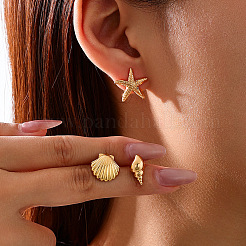 3 Pairs Alloy Stud Earrings&nbsp;FS-WGB7DE2-01