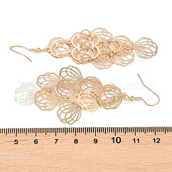 Brass Dangle Earrings&nbsp;EJEW-B157-02C-G