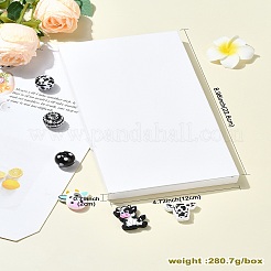 Cow Themed Silicone and  Acrylic and Resin Beads Sets&nbsp;DIY-CJ0002-44