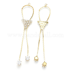 Brass Chain Tassel Big Pendants&nbsp;KK-S348-172