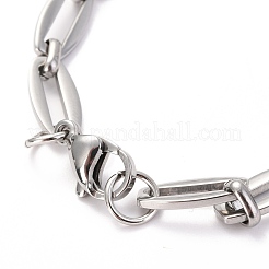 Tarnish Resistant 304 Stainless Steel Link Chain Bracelets&nbsp;BJEW-O183-03P