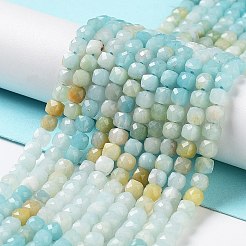 Natural Flower Amazonite Beads Strands&nbsp;G-J400-A08-03