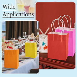 12Pcs 6 Colors Pure Color Kraft Paper Bags&nbsp;AJEW-TA0002-64A