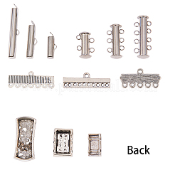 Brass Magnetic Slide Lock Clasps&nbsp;FIND-SC0001-03