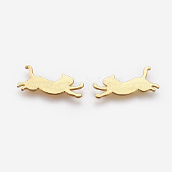 Alloy Kitten Cabochons&nbsp;PALLOY-WH0051-01G-03