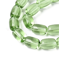 Transparent Glass Beads Strands&nbsp;GLAA-T028-14T-A01