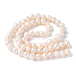 Natural Cultured Freshwater Pearl Beads Strands&nbsp;PEAR-I007-07O-07A