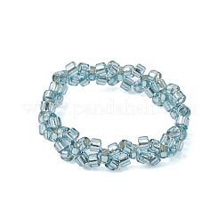 Glass Seed Beads Stretch Rings for Women&nbsp;RJEW-JR00732