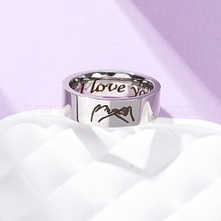 304 Stainless Steel Finger Rings&nbsp;RJEW-G352-01P