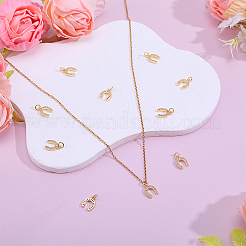 10Pcs Brass Micro Pave Cubic Zirconia Pendants&nbsp;KK-HY0004-47