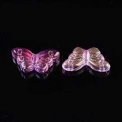 Electroplate Transparent Glass Beads&nbsp;LS-EGLA-L027-E-B04