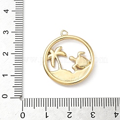 304 Stainless Steel Enamel Pendants&nbsp;STAS-L022-565G-02