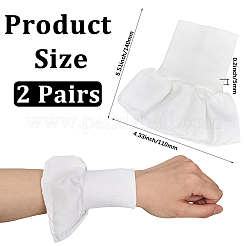 Cotton Elastic Rib Fabric Cuffs&nbsp;AJEW-WH20006-476C