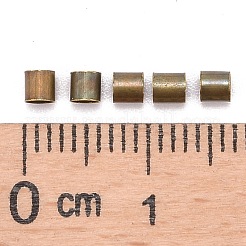Brass Crimp Beads&nbsp;KK-S068-AB-LF