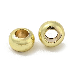 Rack Plating Large Hole Brass  Beads&nbsp;FIND-Z024-04A-G