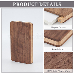 Wood Business Card Boxes&nbsp;CON-WH0089-184