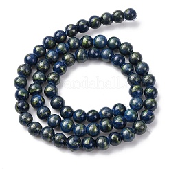 Natural Mashan Jade Beads Strands&nbsp;G-P232-01-G-10mm