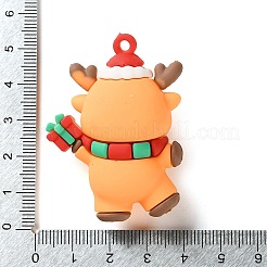 Christmas Theme PVC Plastic Pendants&nbsp;FIND-I059-01E