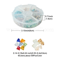 6 Colors Electroplate Glass Beads&nbsp;EGLA-FS0001-43