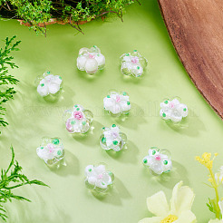 10Pcs Handmade Lampwork Beads&nbsp;LAMP-TADJ0001-01B