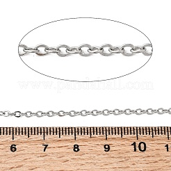 Non-Tarnish 304 Stainless Steel Cable Chains&nbsp;X-CHS-Q001-07-100m