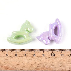 UV Plating Opaque Acrylic Beads&nbsp;OACR-T028-44
