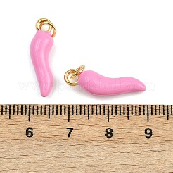 Brass Enamel Pendants&nbsp;KK-I377-01G